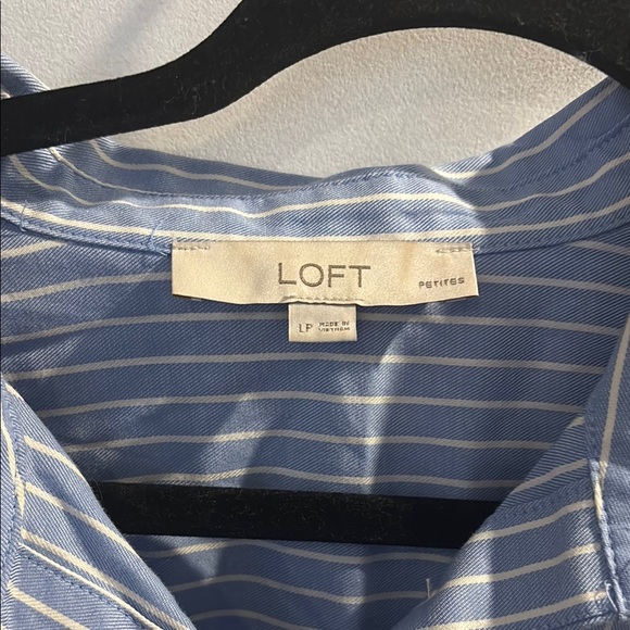 Blue Striped Women’s LP Loft Shirt - Picture 2 of 3
